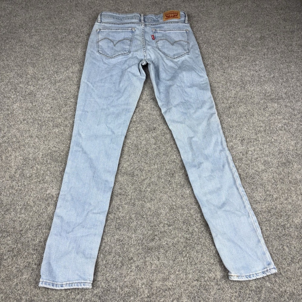 Levi's 711 Skinny Jeans Women's Size 26 Light Wash Stretch Blue Denim Casual - Picture 10 of 14
